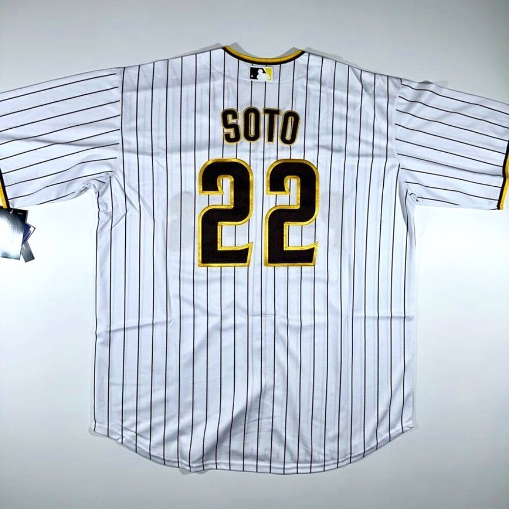NWT Nike San Diego Padres Juan Soto #22 Home Limited Men's Jersey White